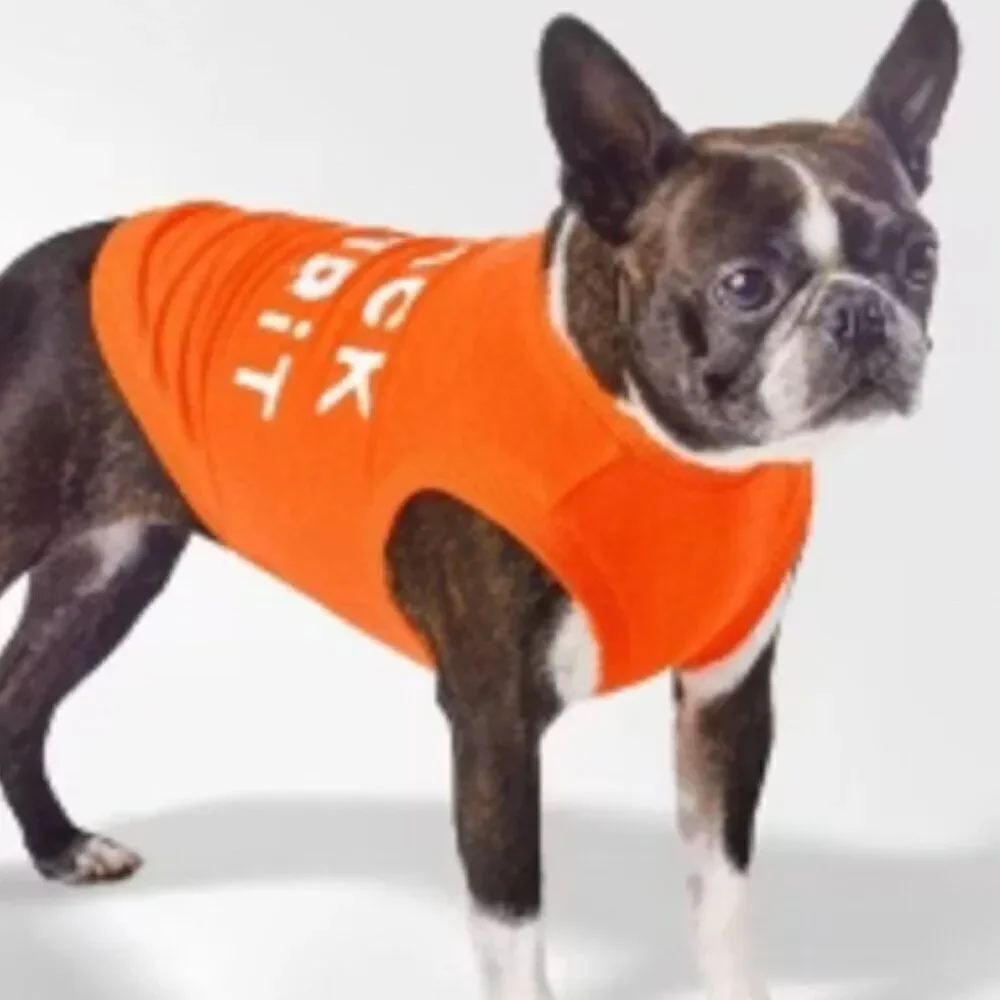 Snack Bandit Orange Dog Basic Tank Tee Shirt